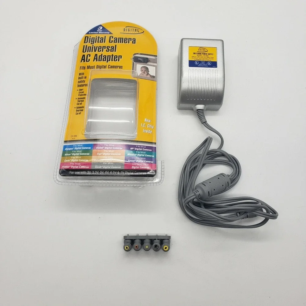 Digital Camera Universal AC Adapter ~Variable‎ Voltage~ 100/240v Concepts Power